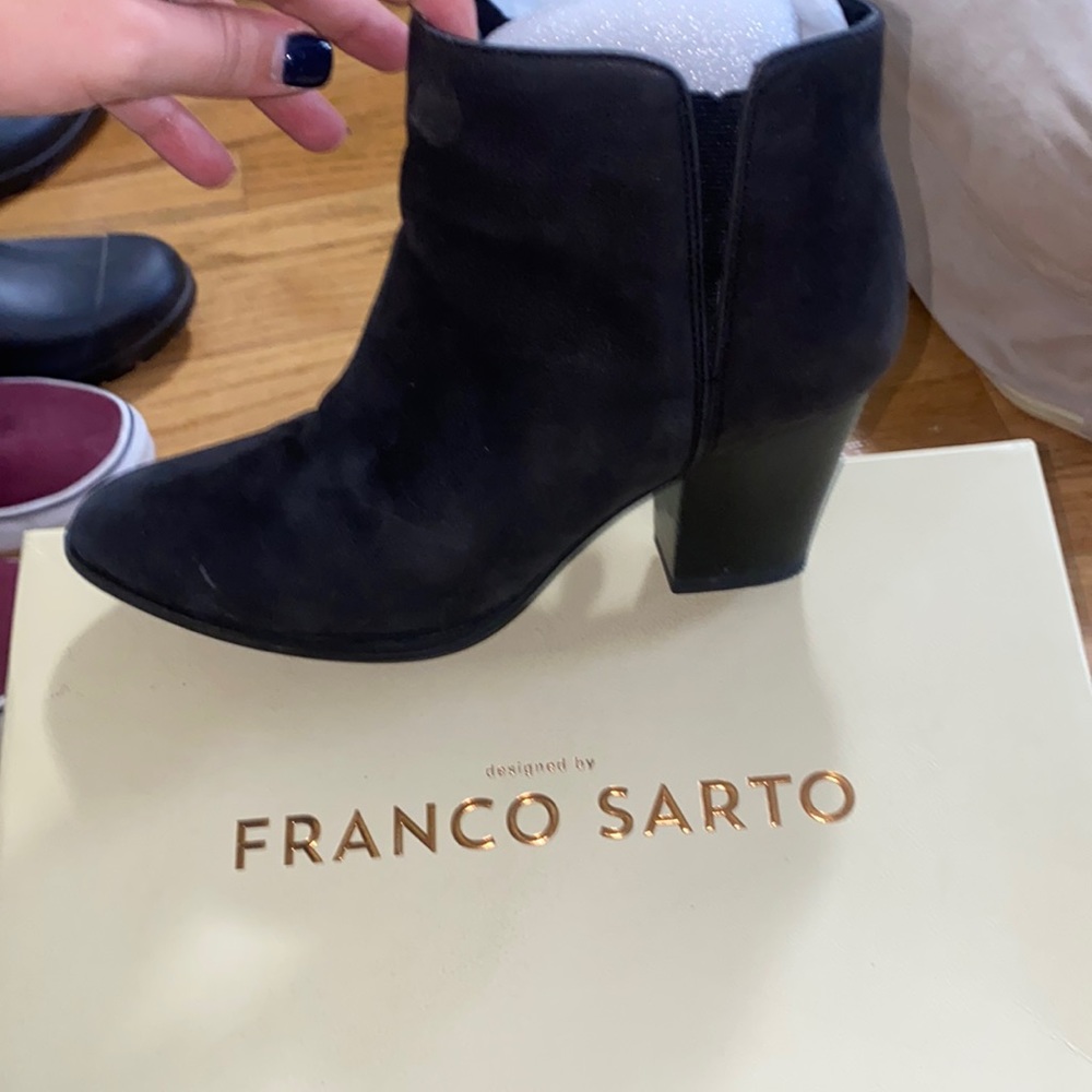Franco Sarto black booties